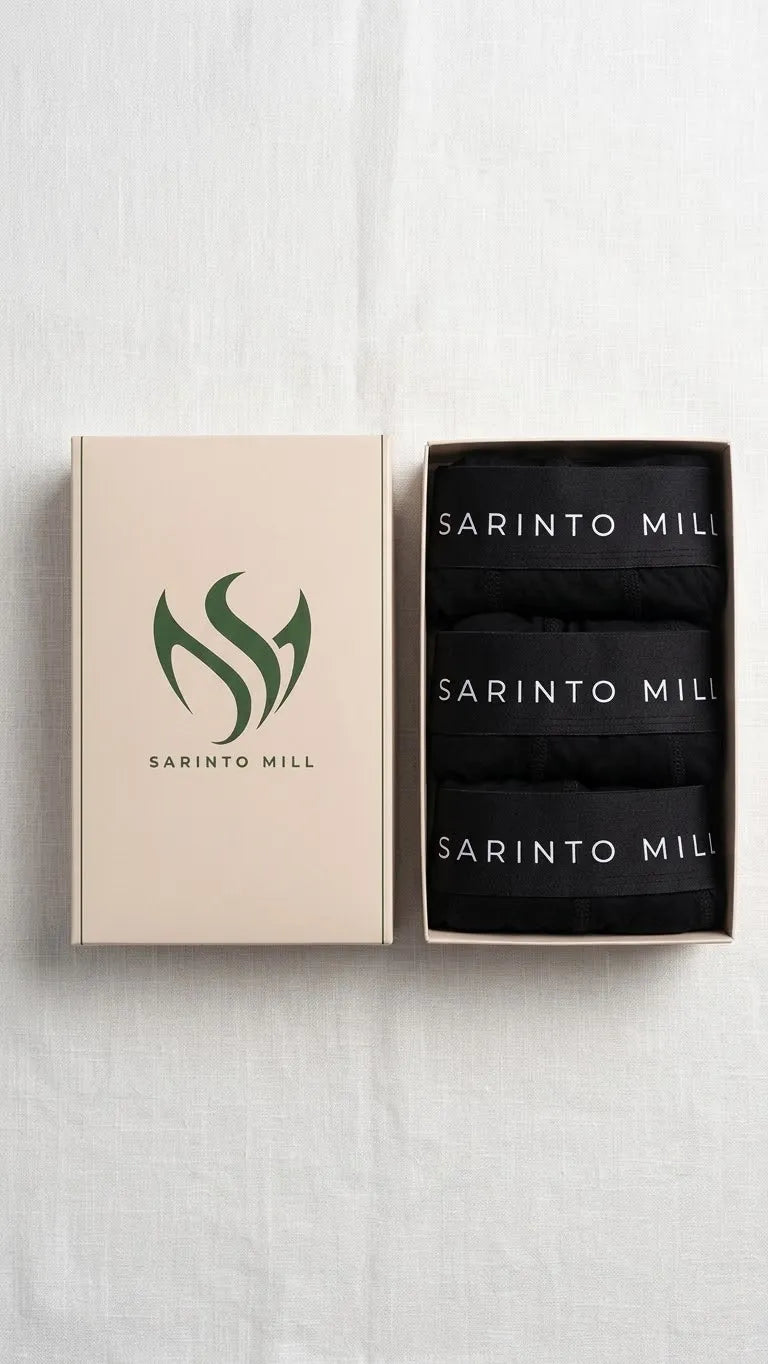 Sarinto Mill 3'lü Kutulu Erkek Boxer Seti