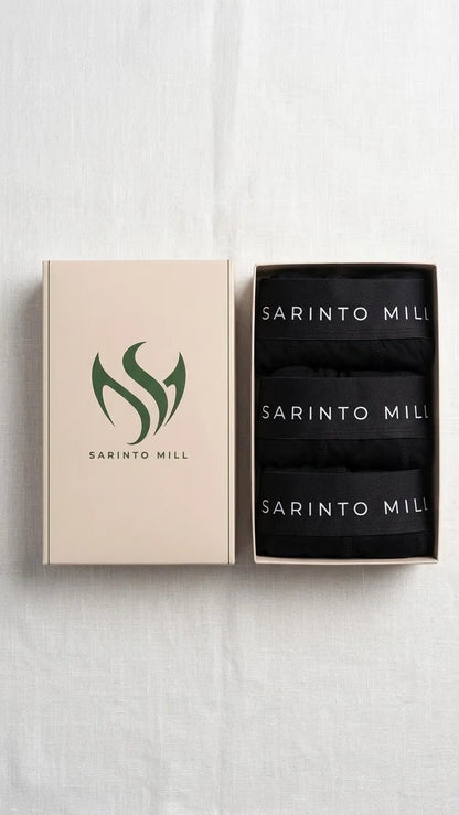 Sarinto Mill 3'lü Kutulu Erkek Boxer Seti